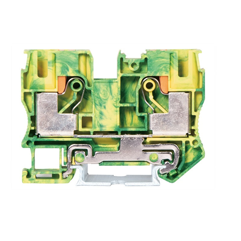 Power Ground Terminal JPT10-PE DIN Rail Block - Pack of 50