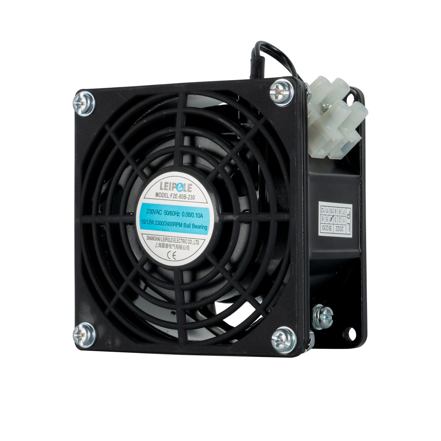 Compact Cooling Fan 60m³/h (21CFM) F2E-80B-230