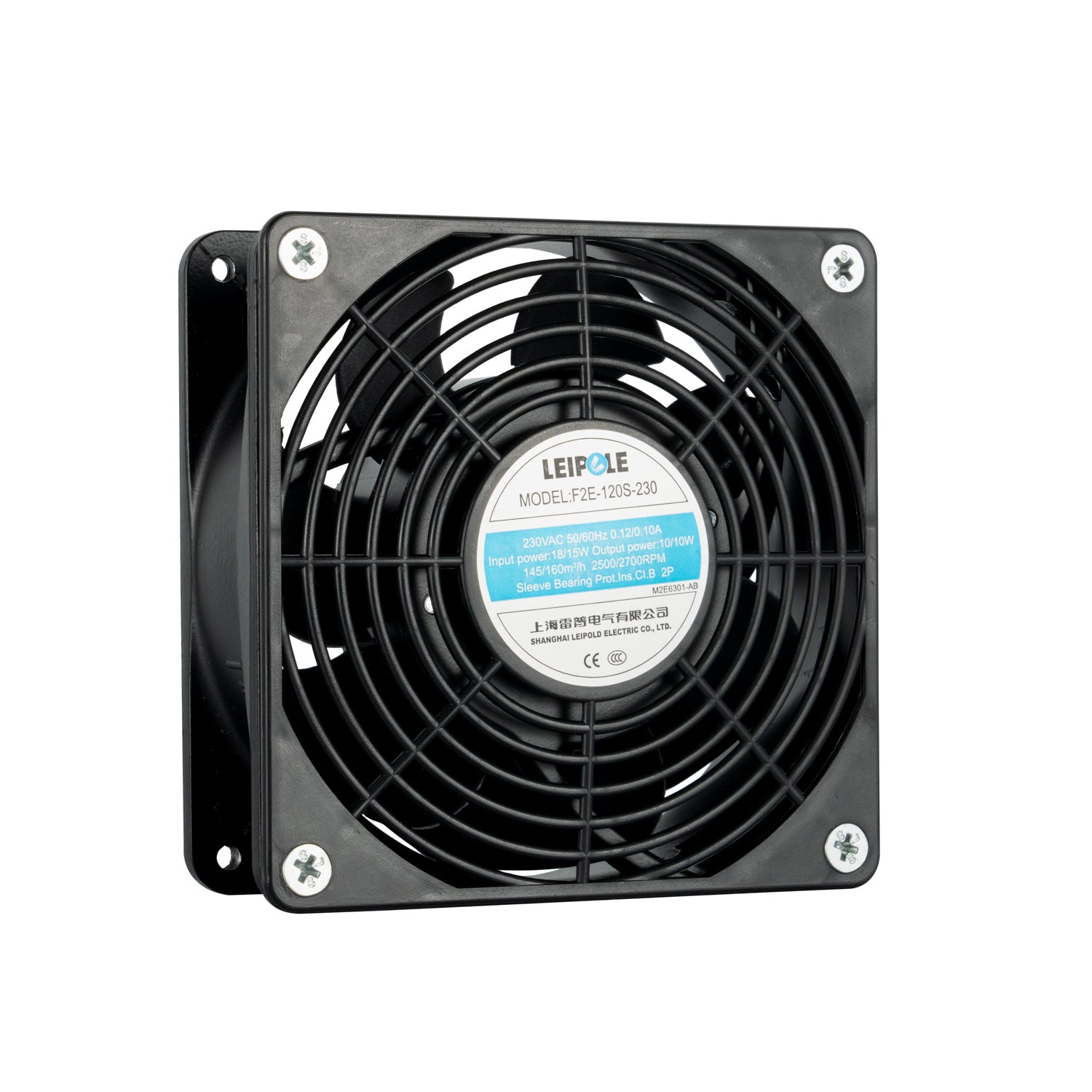 Leipole 120x120x38mm High-Efficiency Axial Cooling Fan