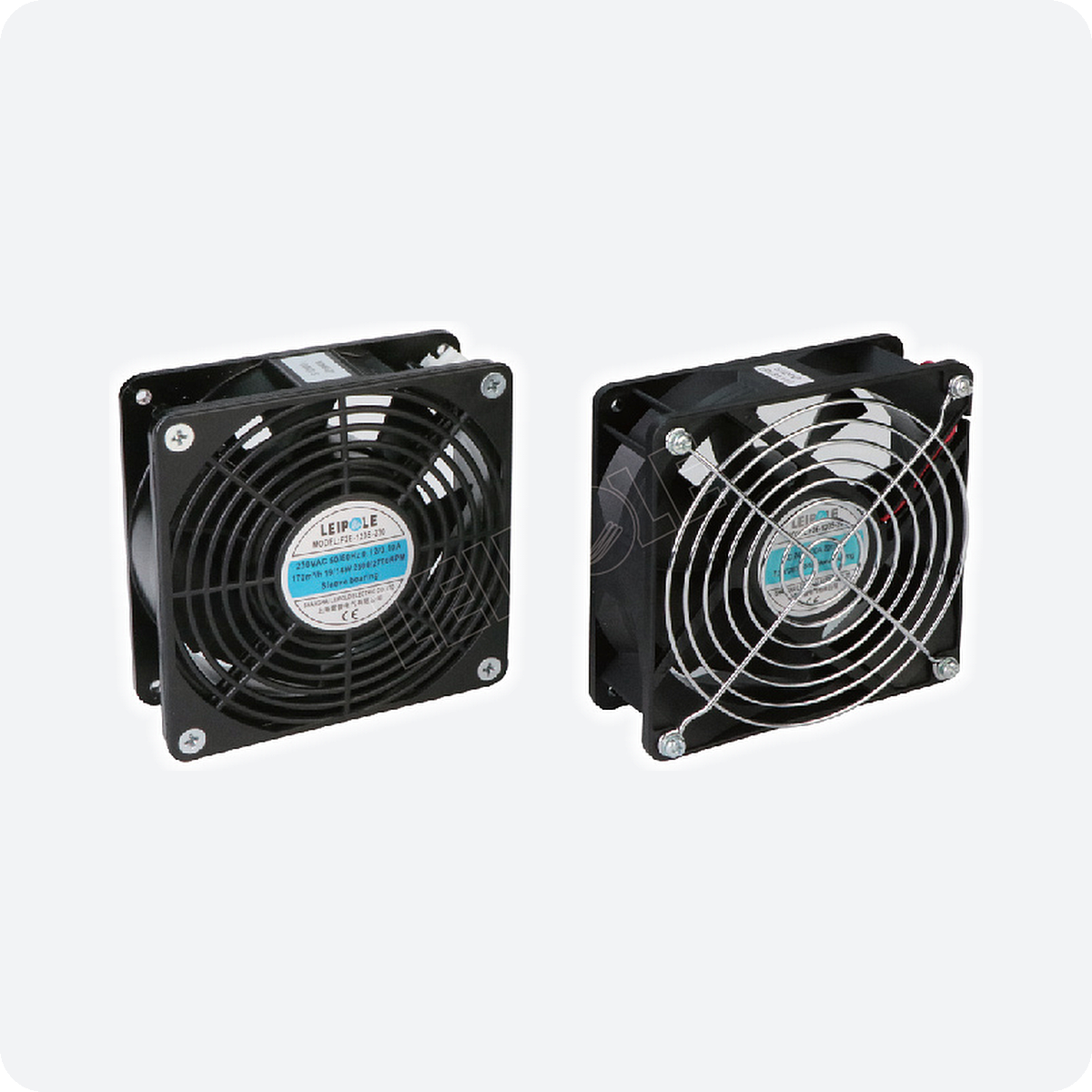 FB9804/120B Slim Filter Fan | 204x204 mm, 120mm Ball-Bearing | 230V / 115V AC IP54 Cabinet Filter Fan