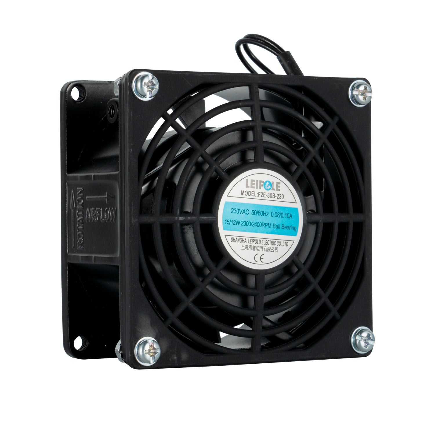 Compact Cooling Fan 80X80mm 60m³/h  F2E-80B-230 Axial