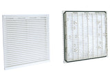 FB9806/150S.115 Filter Fan Unit | 320x320 mm, 150mm Sleeve-Bearing Fan | 115V AC Cabinet Filter Fan, RAL7035