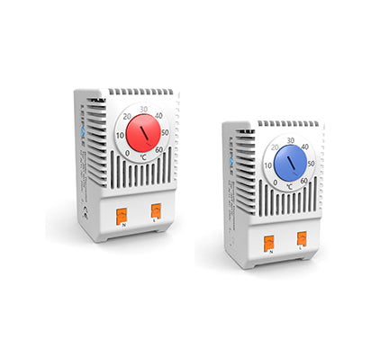 Leipole JSK0011R Adjustable Cabinet Heating Thermostat NC Red - Pack of 10