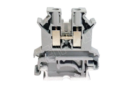 JUK2.5B DIN Rail Terminal Block 800V 32A Feed-Through Screw Terminal Pack of 50