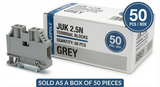 Leipole JUK2.5N Universal Screw Connection DIN Rail - Pack of 50