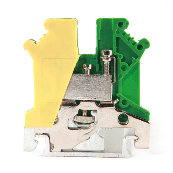 Leipole JUSLKG3 Protective Earth DIN Rail Block 2.5mm - Pack of 50