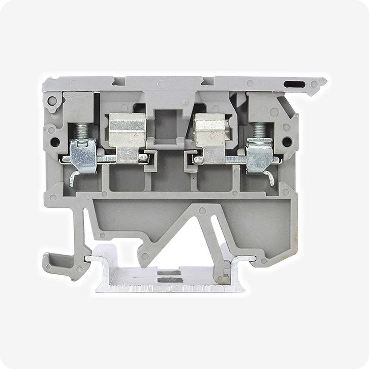 JXB-RD24V Fuse Terminal Block with 24V Indicator Lamp | JXB Series | DIN-Rail Fuse Terminal with Indication | Pack of 50